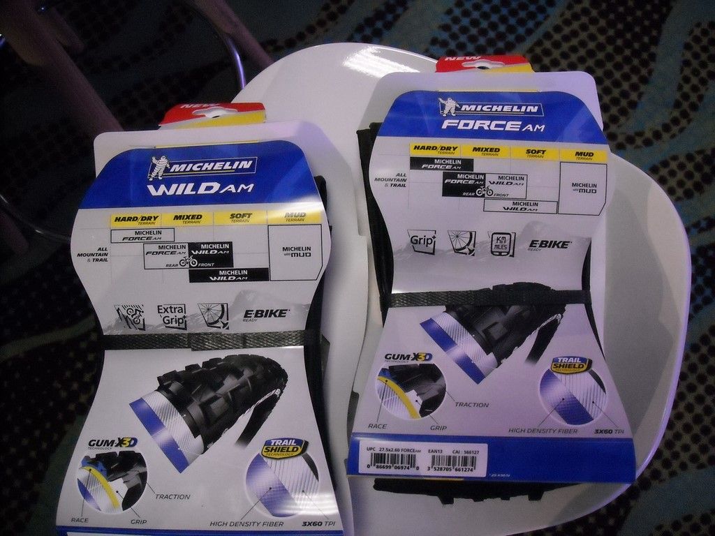 Typologie pneus Force AM Michelin en fonction du terrain