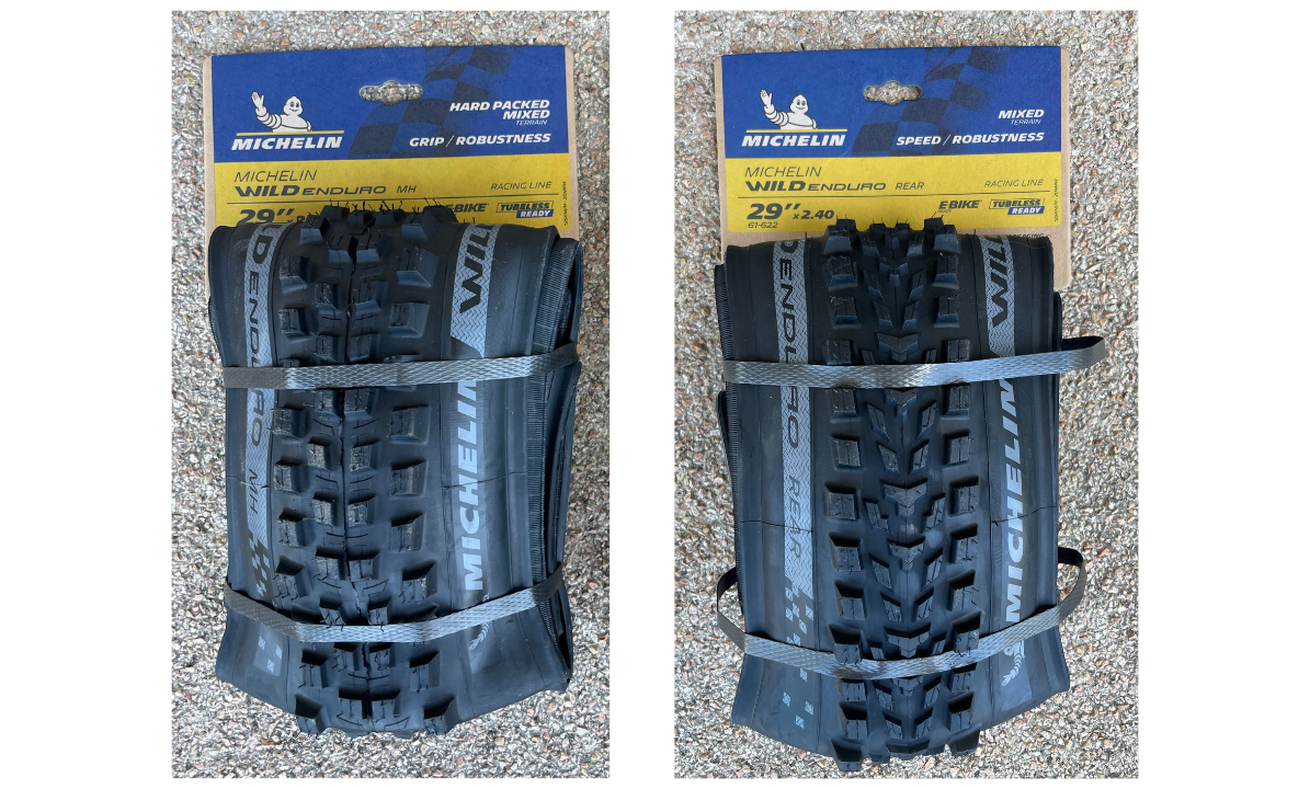 Montaje cubiertas Michelin Wild Enduro Racing Line MH y Rear