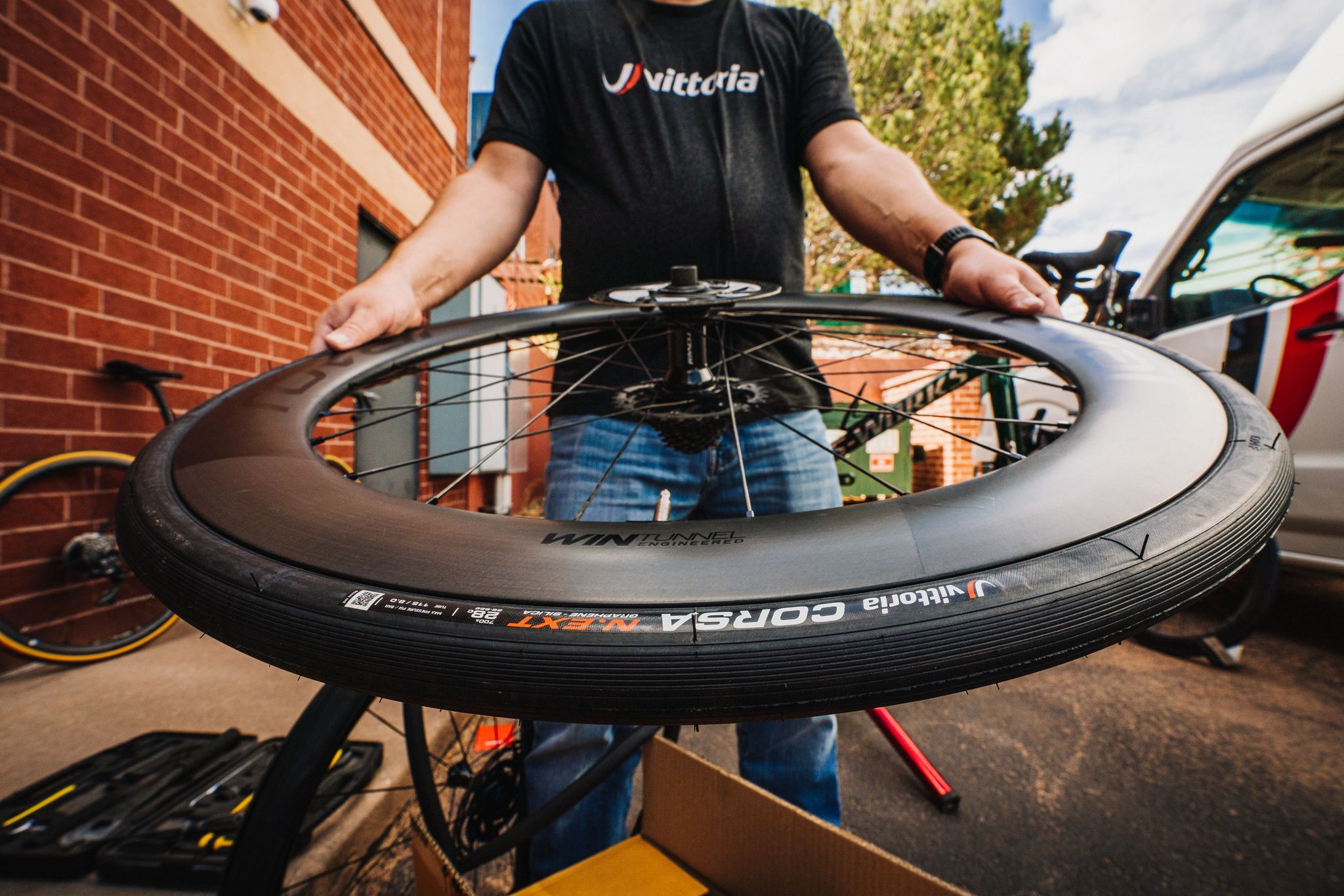 Montaje de la Vittoria Corsa N.EXT