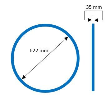 Mesurer un pneu et une jante de velo en cas de dimension illisible