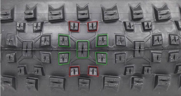 Crampons bande centrale Schwalbe