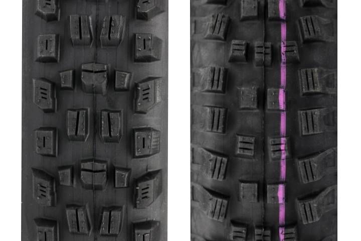 Taqueado de la Maxxis Assegai y Schwalbe Magic Mary